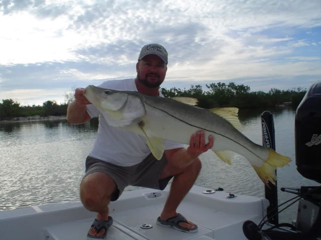 Capt. Scott with a snook